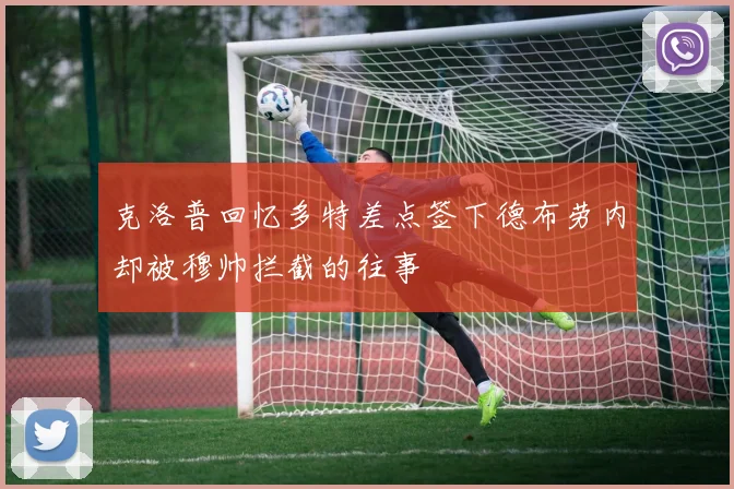 克洛普回忆多特差点签下德布劳内却被穆帅拦截的往事